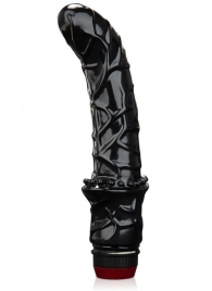 Черный вибромассажер простаты 6  Premium Prostate Massager - BlueLine - в Воронеже купить с доставкой