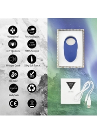 Синее кольцо с вибрацией Thor Cockring - FeelzToys - в Воронеже купить с доставкой