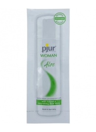 Лубрикант на водной основе pjur WOMAN Aloe - 2 мл. - Pjur - купить с доставкой в Воронеже