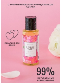 Массажное масло Pleasure Lab Delicate с ароматом пиона и пачули - 50 мл. - Pleasure Lab - купить с доставкой в Воронеже
