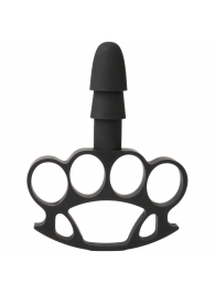 Кастет с штырьком для насадок Vac-U-Lock Knuckle Up - Doc Johnson - купить с доставкой в Воронеже