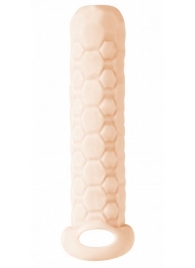 Телесный фаллоудлинитель Homme Long - 13,5 см. - Lola Games - в Воронеже купить с доставкой