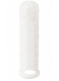 Белый фаллоудлинитель Homme Long - 15,5 см. - Lola Games - в Воронеже купить с доставкой
