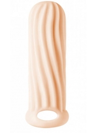 Телесный фаллоудлинитель Homme Wide - 13 см. - Lola Games - в Воронеже купить с доставкой