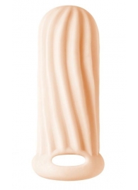 Телесный фаллоудлинитель Homme Wide - 11 см. - Lola Games - в Воронеже купить с доставкой