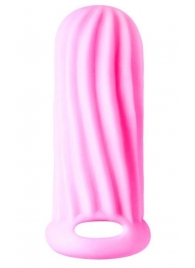 Розовый фаллоудлинитель Homme Wide - 11 см. - Lola Games - в Воронеже купить с доставкой