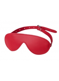 Красная маска Anonymo из искусственной кожи - ToyFa - купить с доставкой в Воронеже