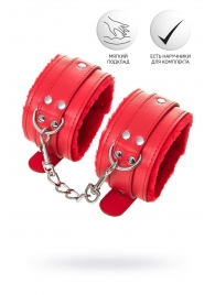 Красные оковы Anonymo из искусственной кожи - ToyFa - купить с доставкой в Воронеже