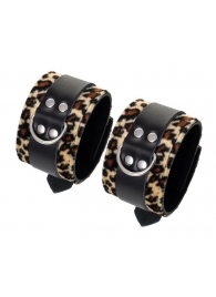 Наручники Anonymo с анималистическим принтом - ToyFa - купить с доставкой в Воронеже