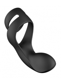 Черное эрекционное кольцо Benedict для стимуляции промежности - Svakom - в Воронеже купить с доставкой