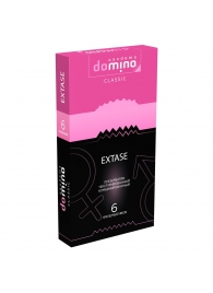 Презервативы с точками и рёбрышками DOMINO Classic Extase - 6 шт. - Domino - купить с доставкой в Воронеже