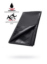 Черная простыня для секса из ПВХ - 220 х 200 см. - ToyFa - купить с доставкой в Воронеже