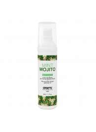 Разогревающее массажное масло с ароматом мохито Gourmet Mint Mojito - 50 мл. - Exsens - купить с доставкой в Воронеже