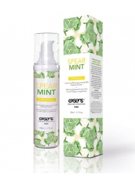 Разогревающее массажное масло Gourmet Spearmint Organic с органическими ингредиентами - 50 мл. - Exsens - купить с доставкой в Воронеже
