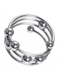 Большое металлическое кольцо под головку пениса - ToyFa - купить с доставкой в Воронеже