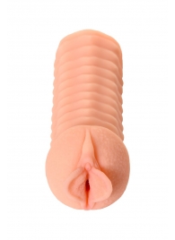 Телесный реалистичный мастурбатор-вагина Elegance.006 с вибрацией - KOKOS - в Воронеже купить с доставкой