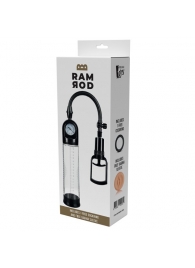 Прозрачная вакуумная помпа с манометром Deluxe Penis Pump - Dream Toys - в Воронеже купить с доставкой