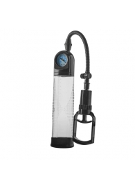 Прозрачная вакуумная помпа с манометром Deluxe Penis Pump - Dream Toys - в Воронеже купить с доставкой