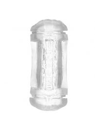 Прозрачный двусторонний мастурбатор Sophia - вагина и анус - Dream Toys - в Воронеже купить с доставкой