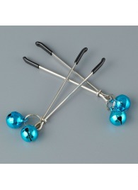 Зажимы на соски с колокольчиками на конце - Sitabella - купить с доставкой в Воронеже