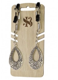 Изысканные зажимы на соски с подвесками  Шахерезада - Sitabella - купить с доставкой в Воронеже