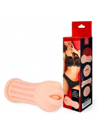 Двусторонний мастурбатор - ротик и вагина - Bior toys - в Воронеже купить с доставкой