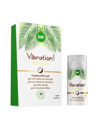 Возбуждающий гель с ароматом кокоса Vibration Coconut - 15 мл. - INTT - купить с доставкой в Воронеже