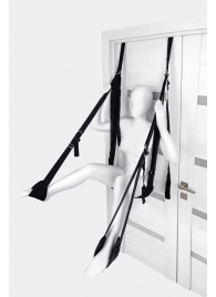 Черные секс-качели на дверь Anonymo №0505 - ToyFa - купить с доставкой в Воронеже