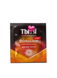 Разогревающий гель-лубрикант Stimulove Light в одноразовой упаковке - 4 гр. - Биоритм - купить с доставкой в Воронеже