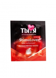 Разогревающий гель-лубрикант Stimulove Strong в одноразовой упаковке - 4 гр. - Биоритм - купить с доставкой в Воронеже