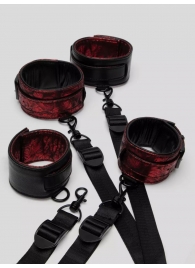 Изысканный набор фиксаций на кровати Reversible Under Mattress Restraint Set - Fifty Shades of Grey - купить с доставкой в Воронеже