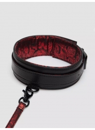 Стильный ошейник с поводком Reversible Faux Leather Collar and Lead - Fifty Shades of Grey - купить с доставкой в Воронеже