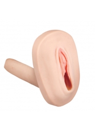 Мастурбатор-вагина с вибрацией и выносным пультом управления REALSTUFF SMOOTH   BALD - Dream Toys - в Воронеже купить с доставкой