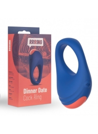 Синее эрекционное кольцо RRRING Dinner Date Cock Ring - FeelzToys - в Воронеже купить с доставкой