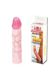 Удлиняющая насадка на пенис Deep Love - 21,5 см. - Baile - в Воронеже купить с доставкой