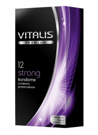 Презервативы с утолщённой стенкой VITALIS PREMIUM strong - 12 шт. - Vitalis - купить с доставкой в Воронеже