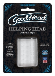 Прозрачный мастурбатор HELPING HEAD - Doc Johnson - в Воронеже купить с доставкой