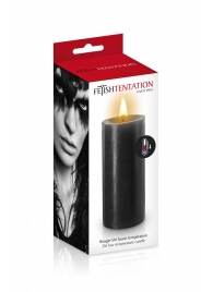 Черная низкотемпературная свеча для ваксплея - Fetish Tentation - купить с доставкой в Воронеже