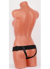 Универсальные черные трусики для страпона - БДСМ Арсенал - купить с доставкой в Воронеже