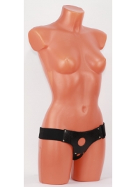 Универсальные черные трусики для страпона - БДСМ Арсенал - купить с доставкой в Воронеже