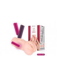 Телесный вибромастурбатор-вагина Dream Auto - KOKOS - в Воронеже купить с доставкой