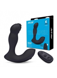 Черный массажер простаты с двойной вибрацией Thumper - BlueLine - в Воронеже купить с доставкой