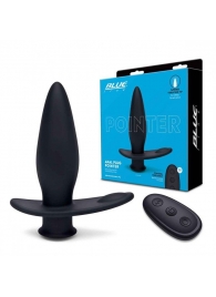 Черный анальный виброплаг для простаты Impaler - 14 см. - BlueLine - в Воронеже купить с доставкой