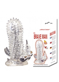 Насадка-удлинитель с пупырышками, усиками и вибрацией - Baile - в Воронеже купить с доставкой