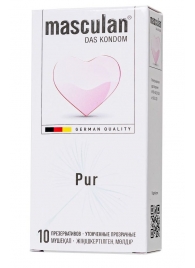 Супертонкие презервативы Masculan Pur - 10 шт. - Masculan - купить с доставкой в Воронеже