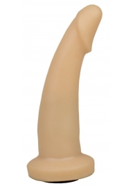 Телесная гладкая насадка Harness - 14,7 см. - LOVETOY (А-Полимер) - купить с доставкой в Воронеже