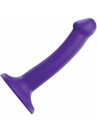 Фиолетовый фаллоимитатор-насадка Strap-On-Me Dildo Dual Density size S - 17 см. - Strap-on-me - купить с доставкой в Воронеже