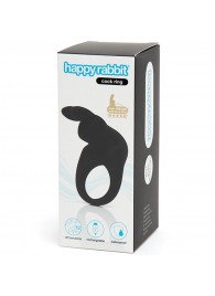 Черное эрекционное виброкольцо Happy Rabbit Rechargeable Rabbit Cock Ring - Happy Rabbit - в Воронеже купить с доставкой