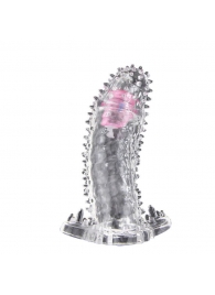 Насадка-удлинитель с пупырышками, усиками и вибропулькой - Baile - в Воронеже купить с доставкой