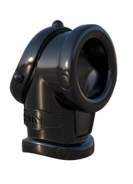 Черная насадка для пениса Cock Pipe with Ball-Stretcher - Pipedream - в Воронеже купить с доставкой